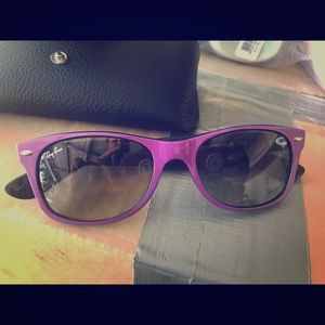 Woman Ray Ban purple Sunglasses